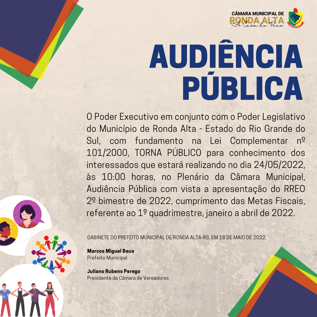 AUDIÊNCIA PÚBLICA