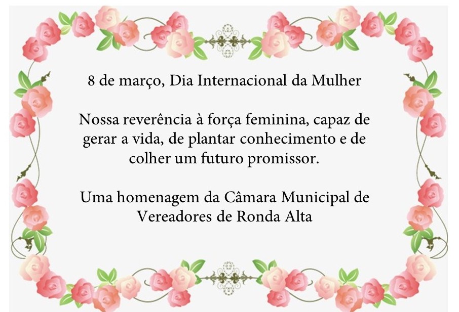 8 de março, Dia Internacional da Mulher